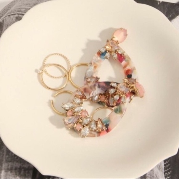 Stella & Dot | Pastel Jeweled Versatile [V] Dew Drop Statement-to-Stud E… - Picture 7 of 12